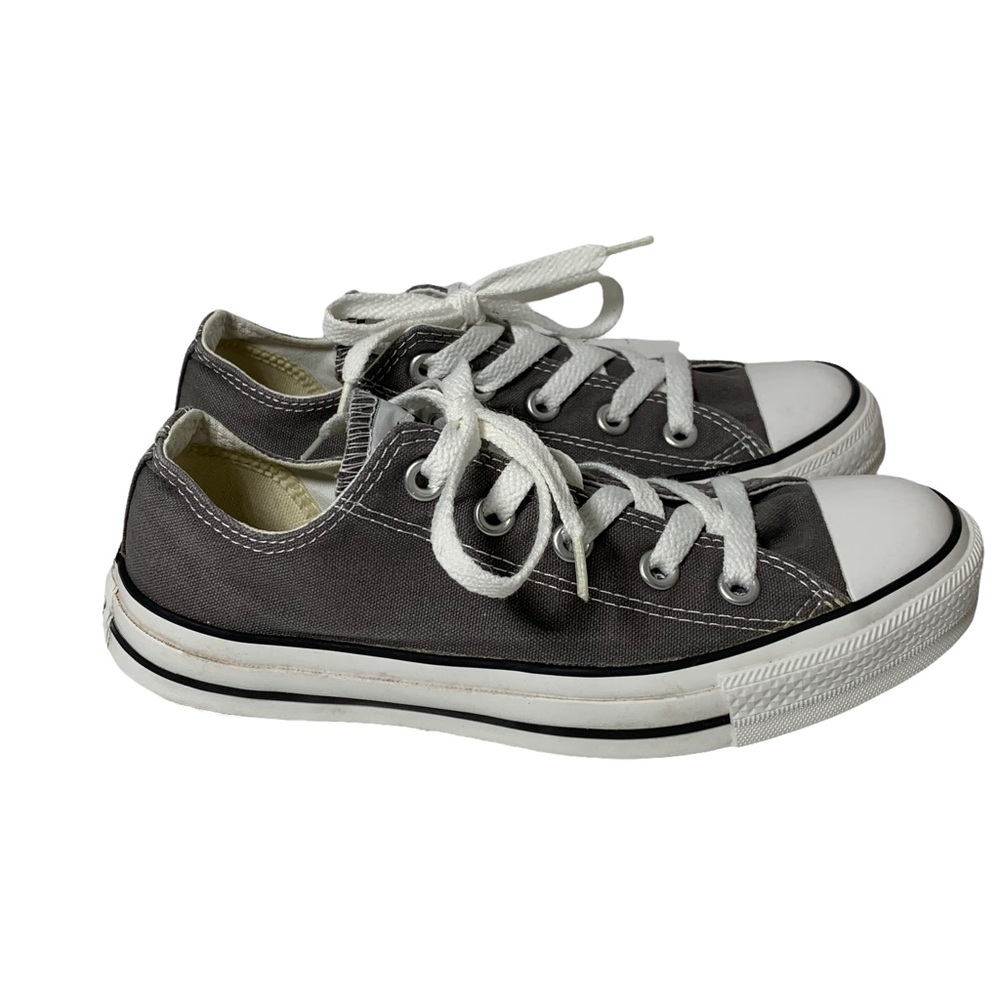 Converse All Star Classic Gray Lace Up Fashion Cap Toe Sneaker Womens Size 6